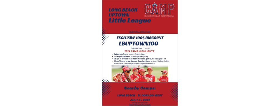 Angels baseball and Uptown LB